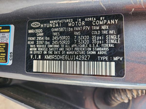 2020 HYUNDAI PALISADE Limited