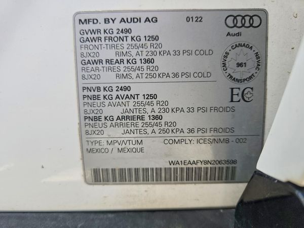 2022 AUDI Q5