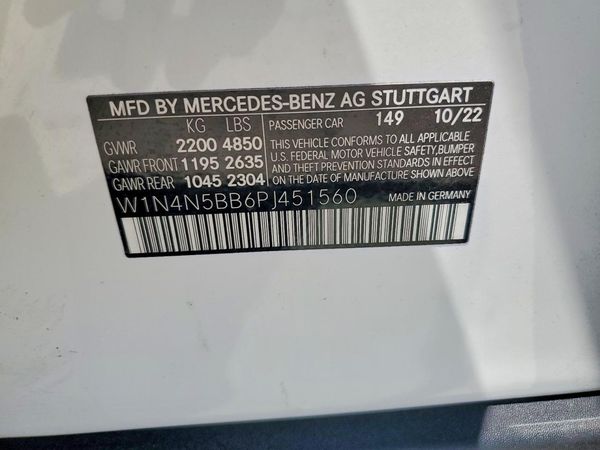 2023 MERCEDES-BENZ GLA AMG GLA35 — VINS
