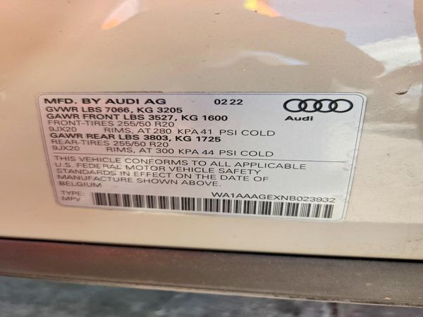 2022 AUDI E-TRON