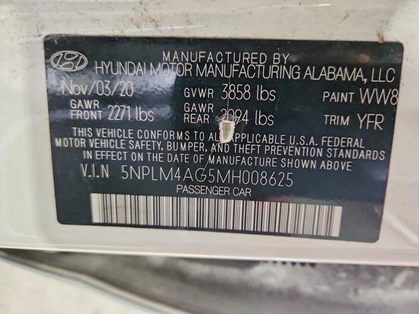 2021 HYUNDAI ELANTRA SEL