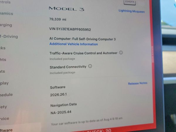 2023 TESLA MODEL 3