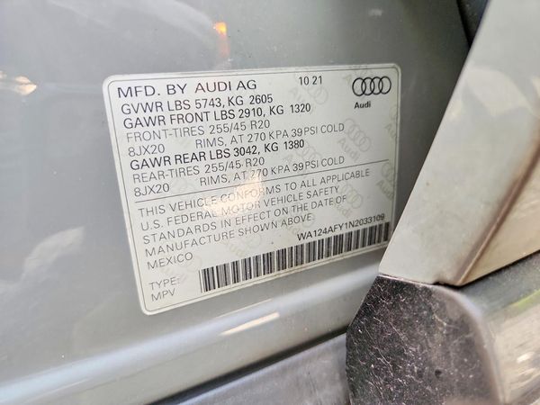 2022 AUDI SQ5