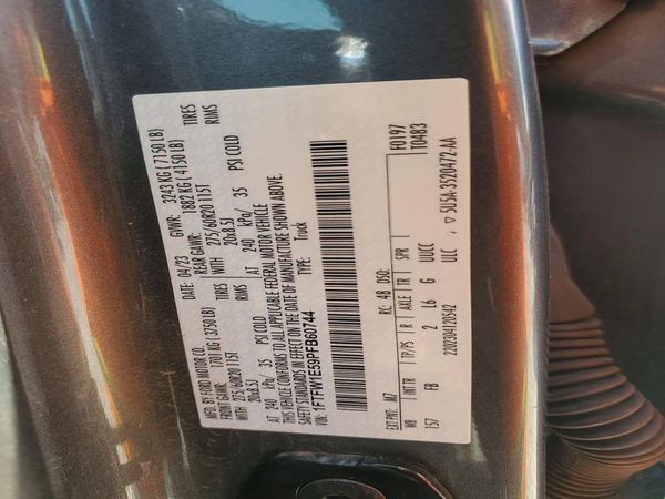 2023 FORD F150 SuperCrew