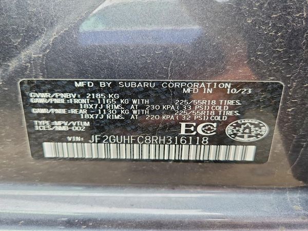 2024 SUBARU CROSSTREK