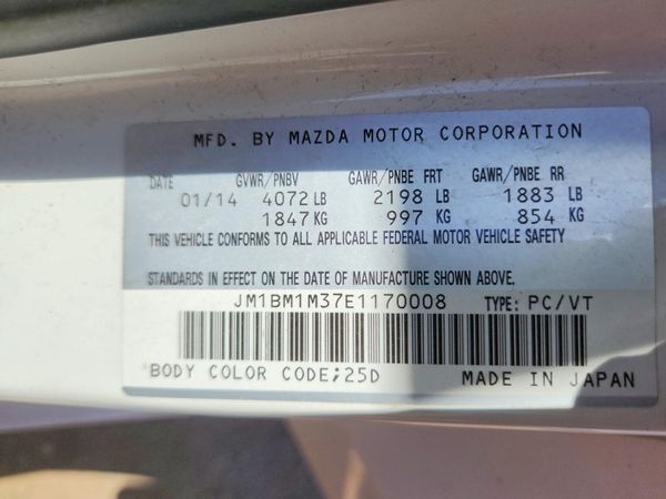 2014 MAZDA 3 Grand Touring/GT