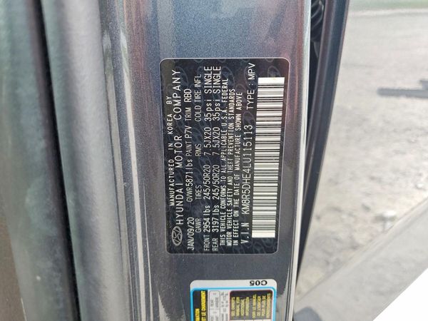 2020 HYUNDAI PALISADE Limited