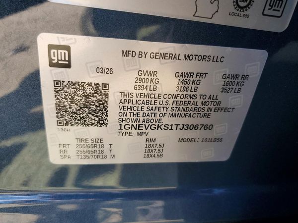 2026 CHEVROLET TRAVERSE