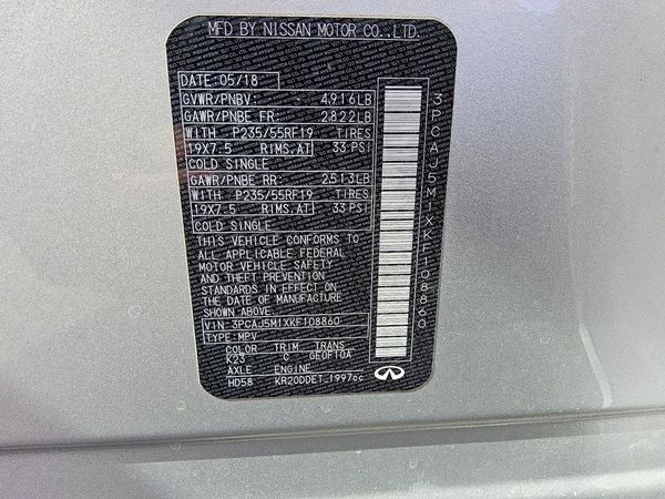2019 INFINITI QX50
