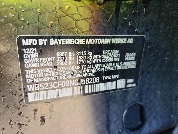 2022 BMW IX xDrive50i