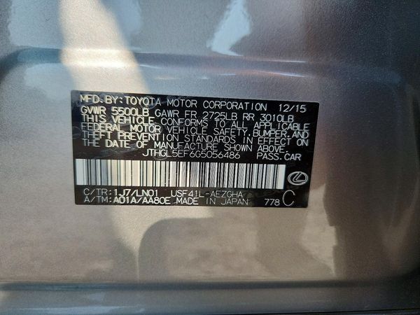 2016 LEXUS LS460 AWD 460