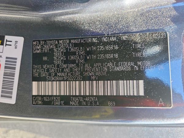 2023 TOYOTA HIGHLANDER