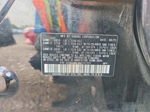 2022 SUBARU OUTBACK Limited