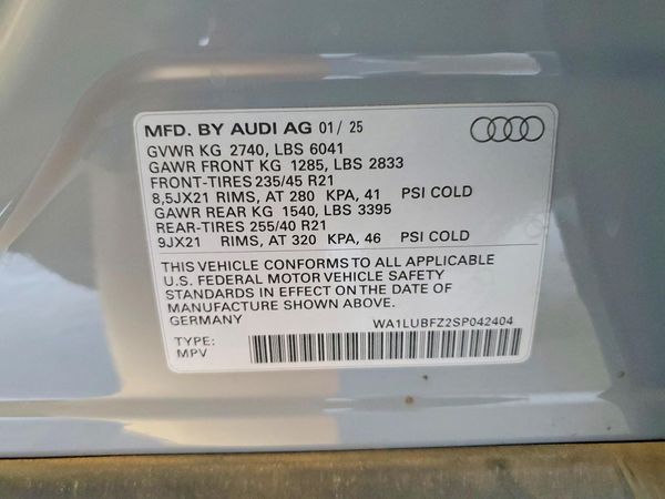 2025 AUDI Q4 E-TRON