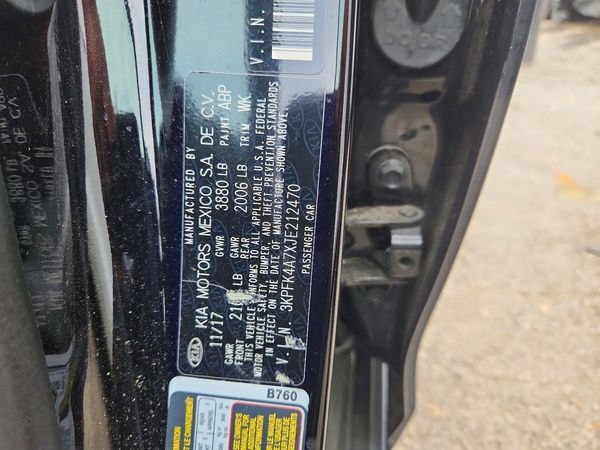 2018 KIA FORTE
