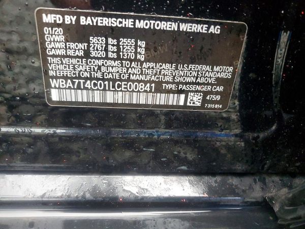 2020 BMW 740 xDrive