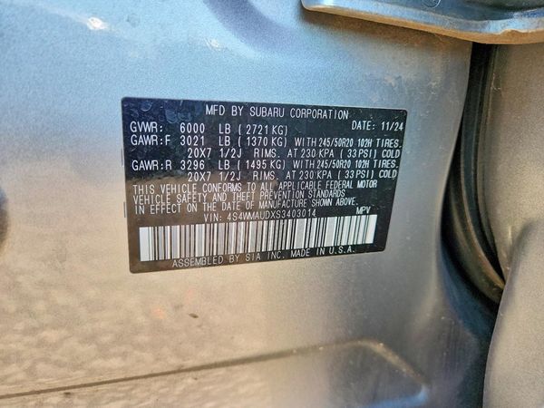 2025 SUBARU ASCENT Touring