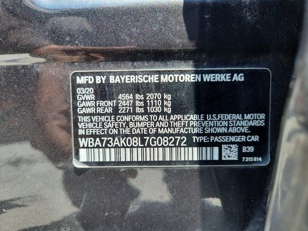 2020 BMW 2 SERIES xDrive GC — VINS