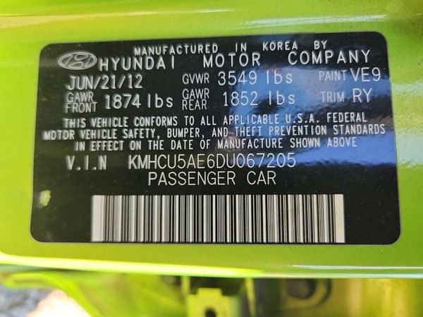 2013 HYUNDAI ACCENT