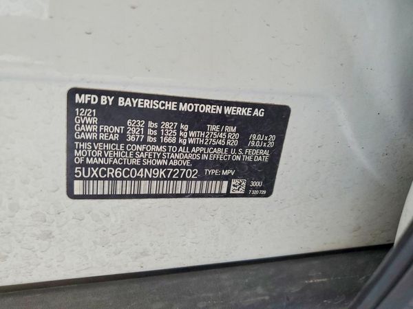 2022 BMW X5 xDrive40i