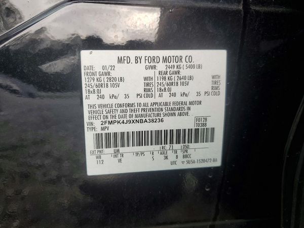 2022 FORD EDGE SEL