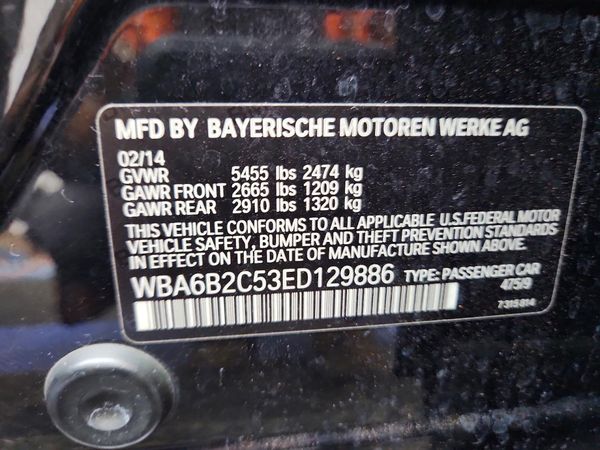 2014 BMW 650 GC