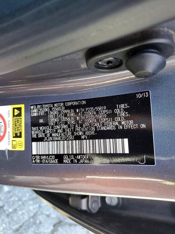 2014 LEXUS RX 350