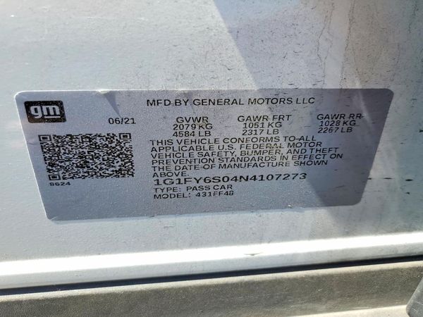 2022 CHEVROLET BOLT LT