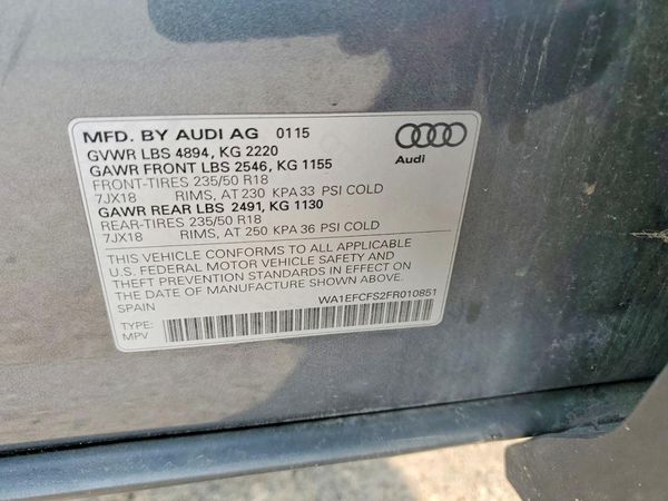 2015 AUDI Q3 quattro Premium Plus
