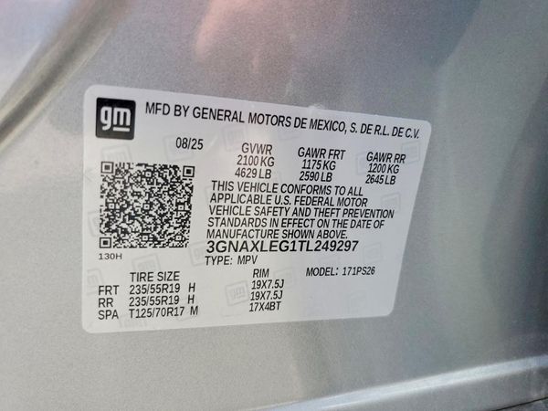 2026 CHEVROLET EQUINOX RS