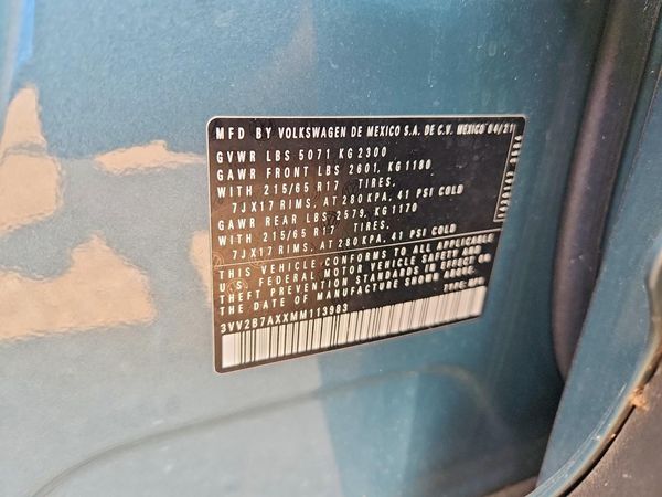 2021 VOLKSWAGEN TIGUAN