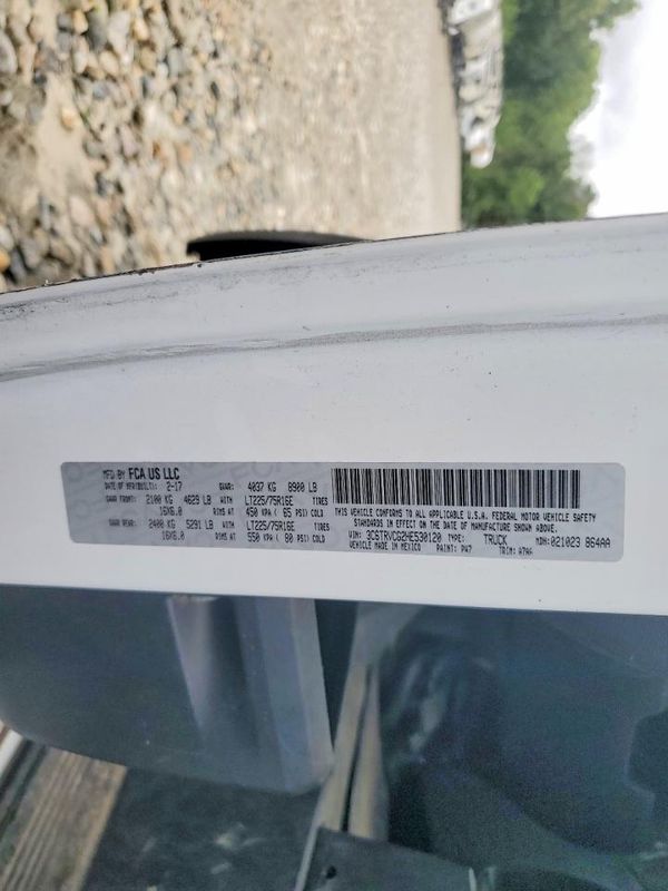 2017 RAM PROMASTER 2500