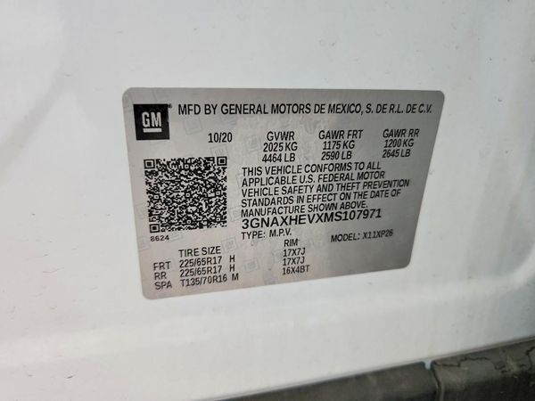 2021 CHEVROLET EQUINOX LS