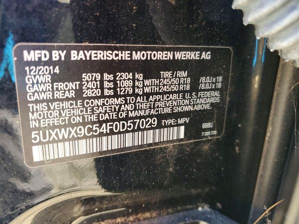 2015 BMW X3 xDrive28i