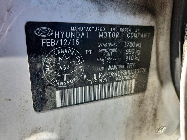 2017 HYUNDAI ELANTRA