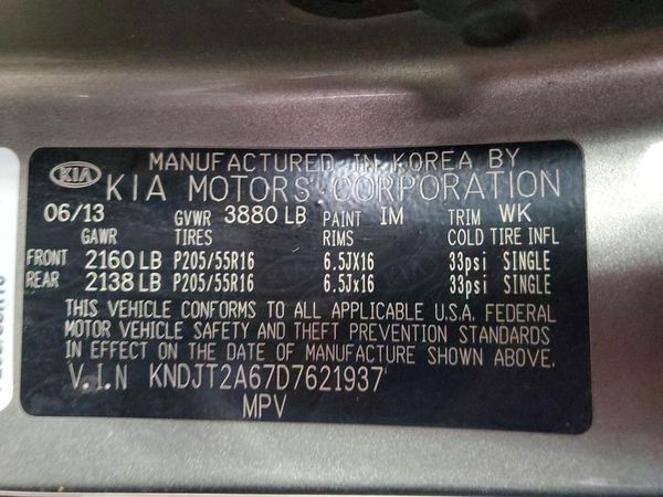 2013 KIA SOUL All Trims