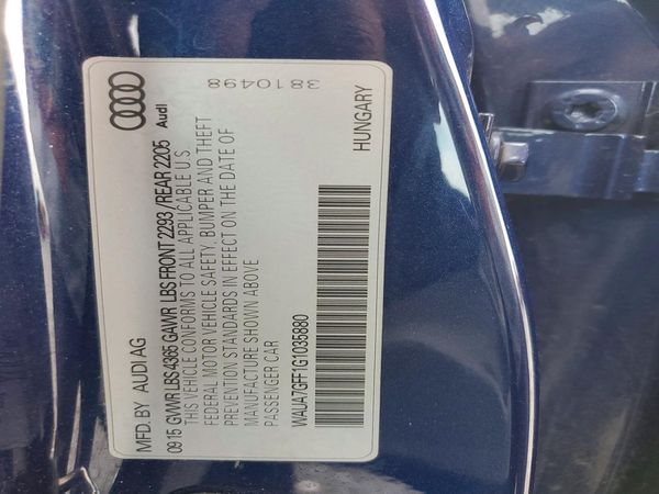 2016 AUDI A3