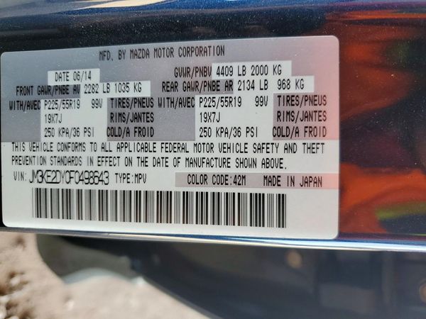 2015 MAZDA CX-5 Grand Touring/GT