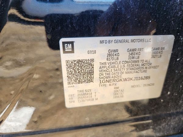 2019 CHEVROLET TRAVERSE
