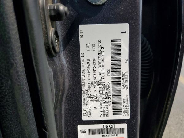 2017 TOYOTA TUNDRA