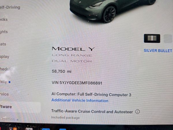 2021 TESLA MODEL Y — ODOM