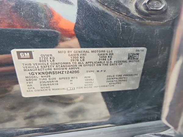 2017 CADILLAC XT5 Luxury