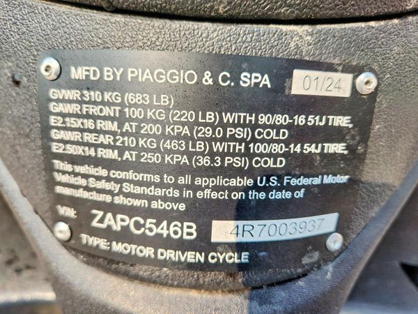 2024 PIAGGIO LIBERTY