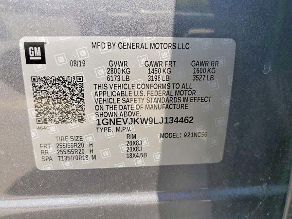 2020 CHEVROLET TRAVERSE RS