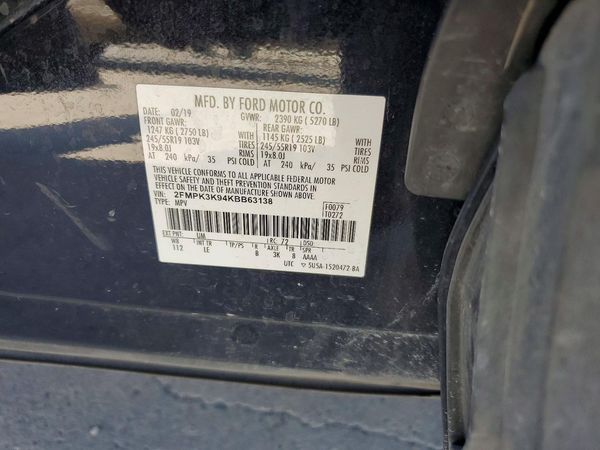 2019 FORD EDGE Titanium