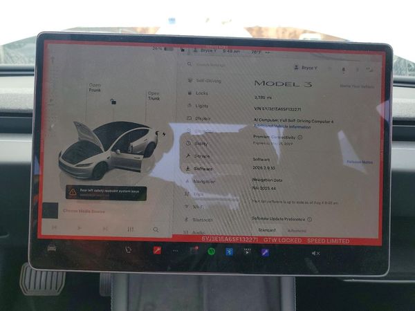 2025 TESLA MODEL 3