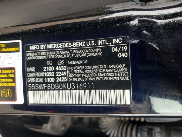2019 MERCEDES-BENZ C C300