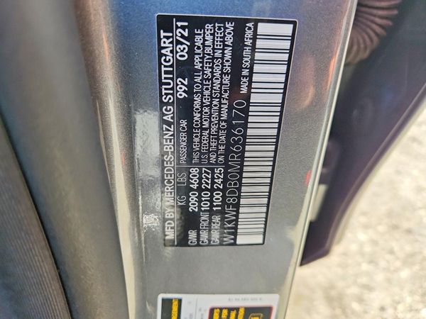 2021 MERCEDES-BENZ C