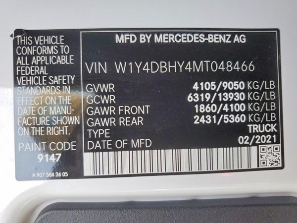 2021 MERCEDES-BENZ SPRINTER 907 (VS30)
