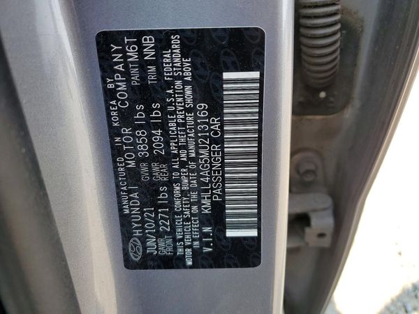 2021 HYUNDAI ELANTRA SE
